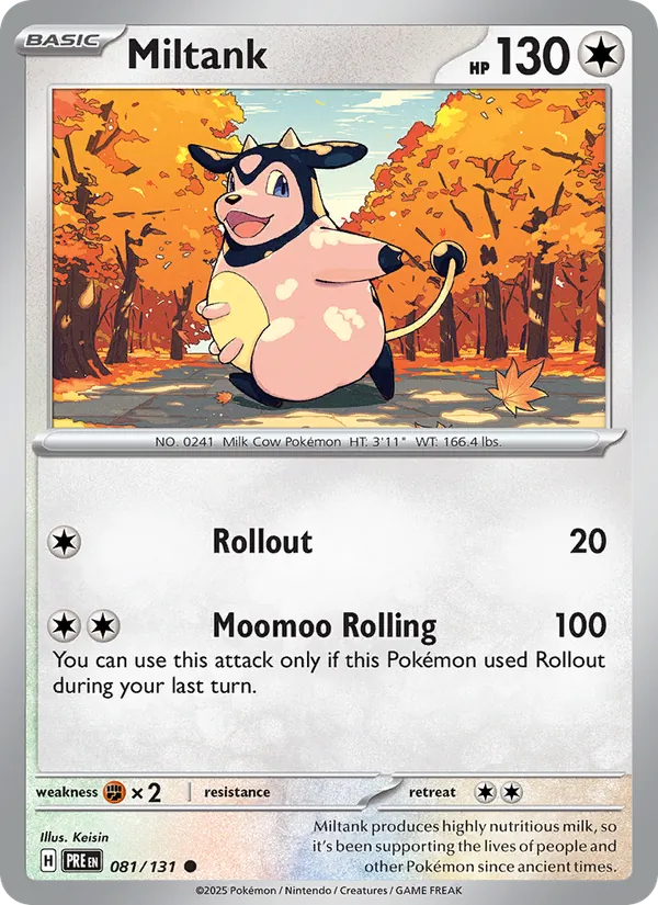 081-RH Miltank – Prismatic Evolutions