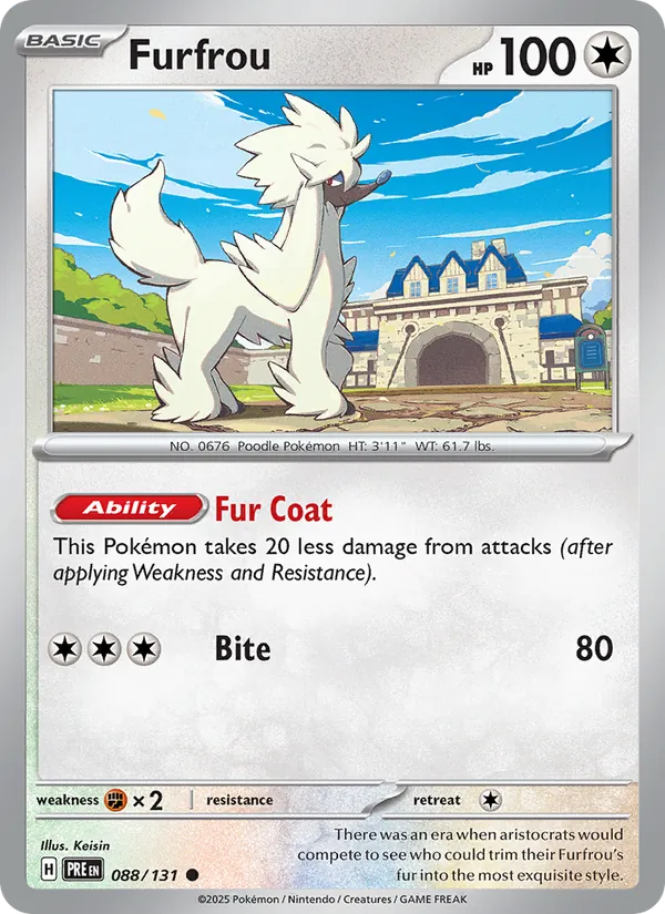 088-RH Furfrou – Prismatic Evolutions