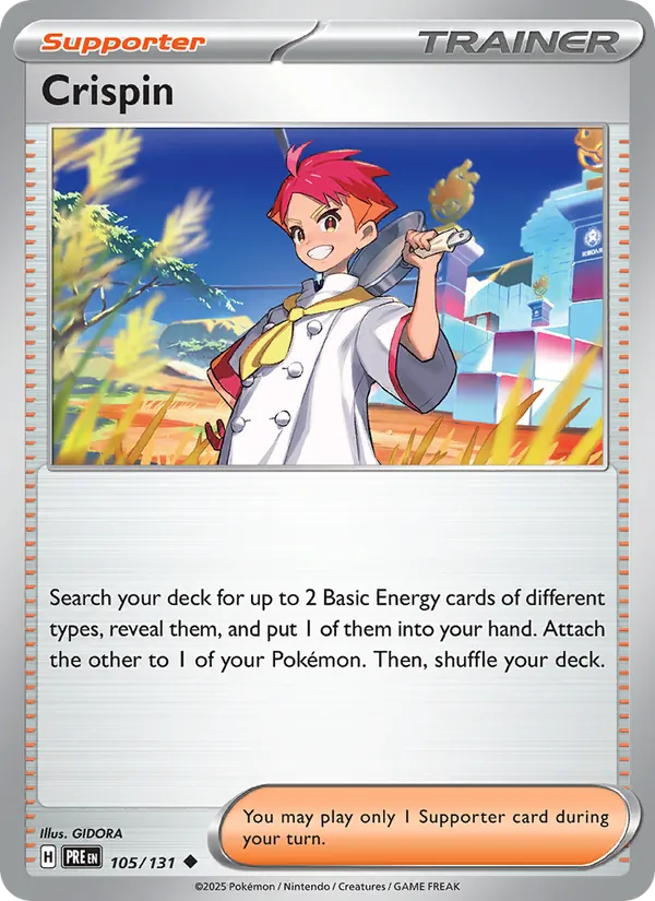 105-RH Crispin – Prismatic Evolutions