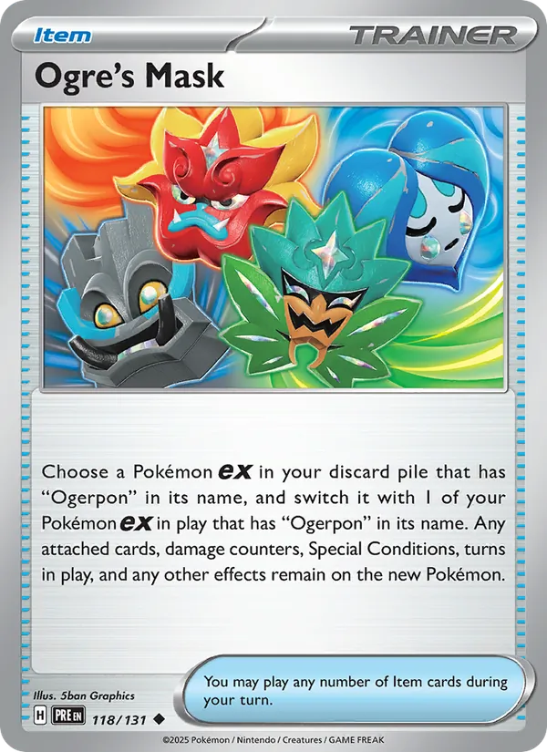 118-RH Ogre's Mask – Prismatic Evolutions