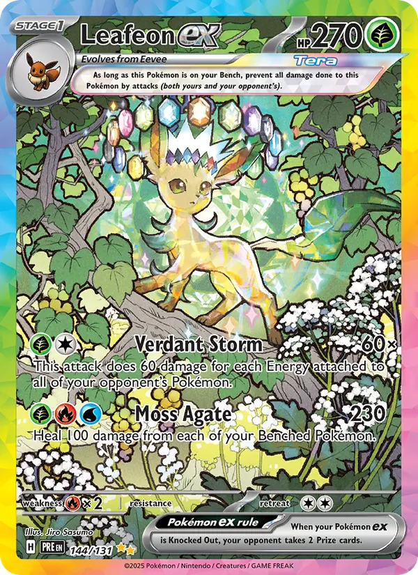 144 Leafeon ex – Prismatic Evolutions