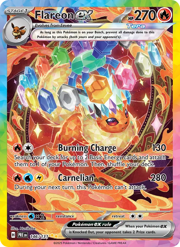 146 Flareon ex – Prismatic Evolutions