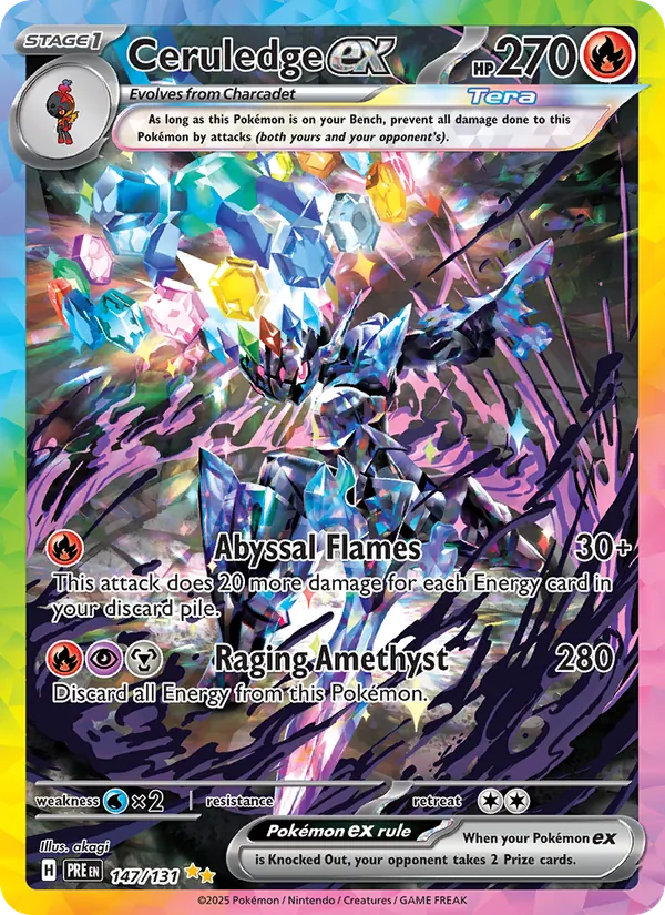 147 Ceruledge ex – Prismatic Evolutions