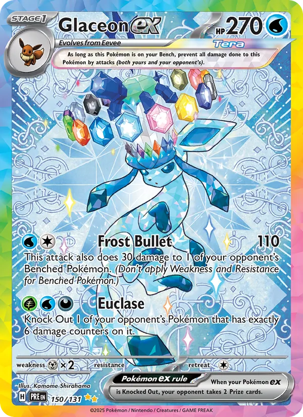 150 Glaceon ex – Prismatic Evolutions