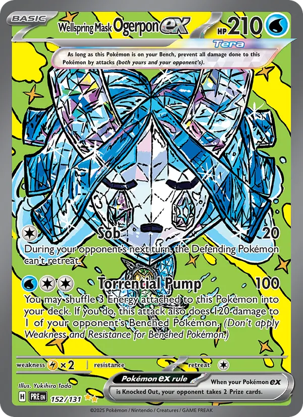 152 Wellspring Mask Ogerpon ex – Prismatic Evolutions