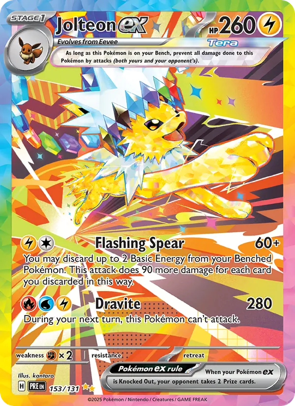 153 Jolteon ex – Prismatic Evolutions