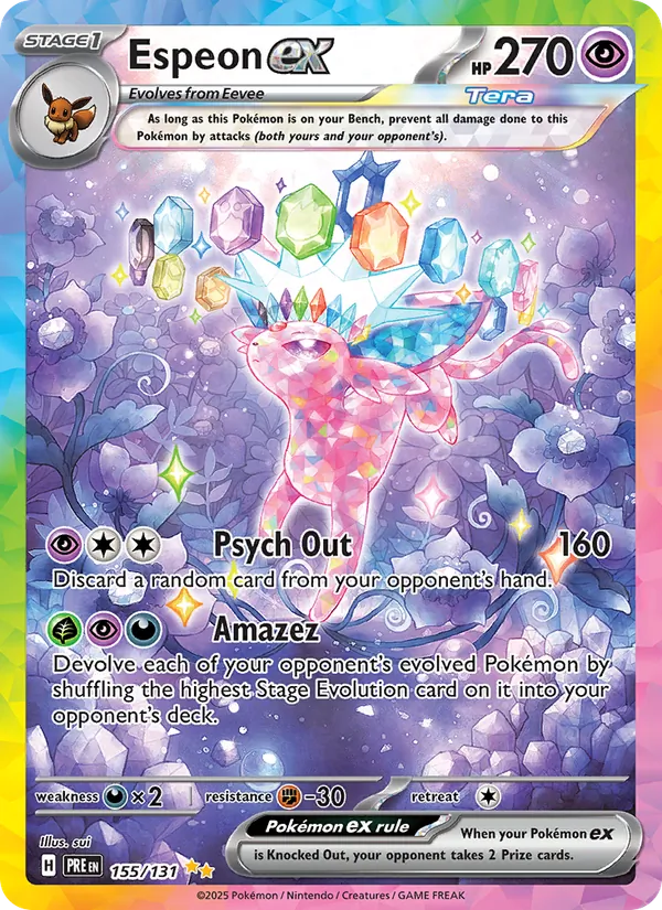 155 Espeon ex – Prismatic Evolutions