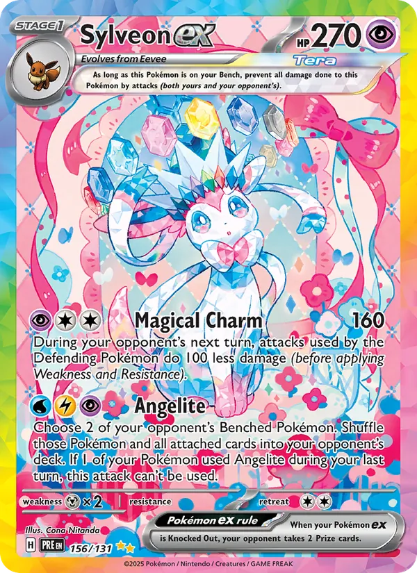 156 Sylveon ex – Prismatic Evolutions