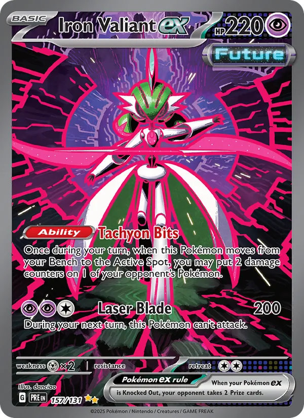157 Iron Valiant ex – Prismatic Evolutions