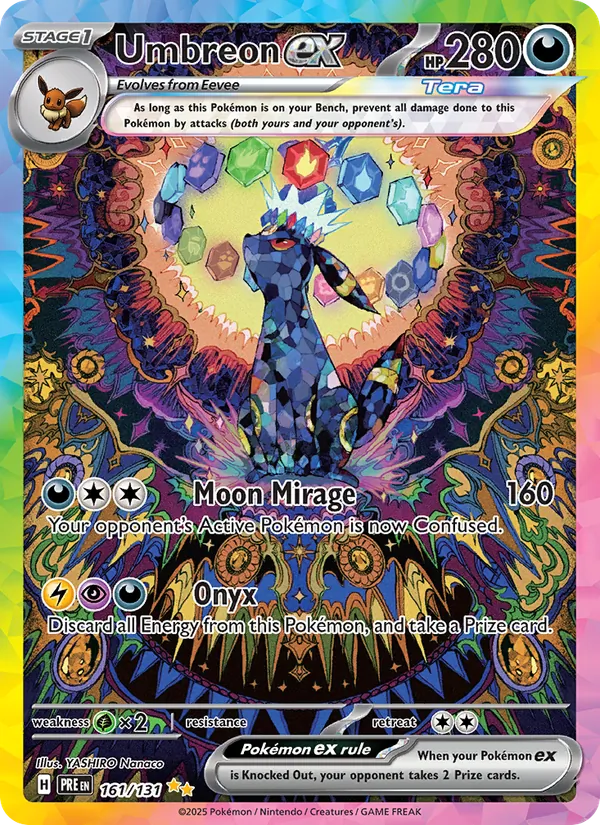 161 Umbreon ex – Prismatic Evolutions
