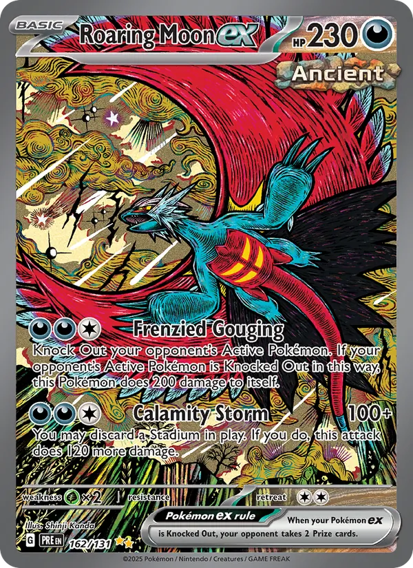 162 Roaring Moon ex – Prismatic Evolutions