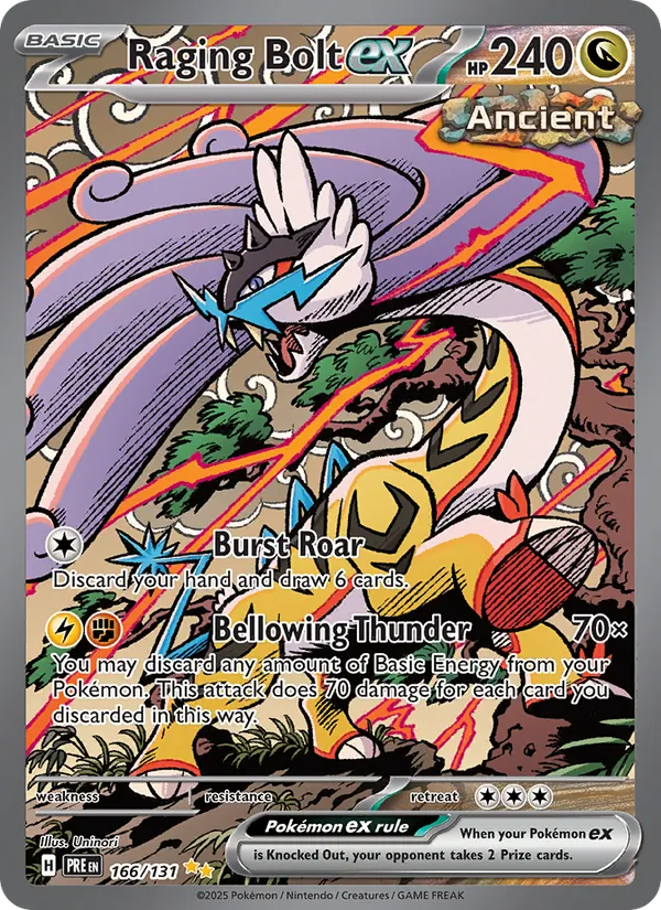 166 Raging Bolt ex – Prismatic Evolutions