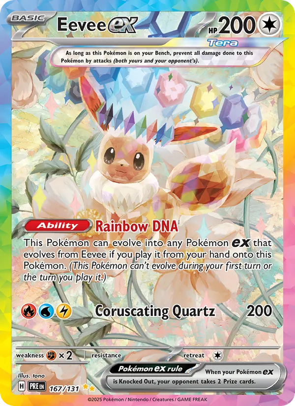 167 Eevee ex – Prismatic Evolutions