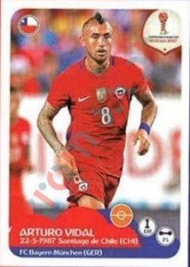 188 Arturo Vidal – FIFA Confederations Cup Russia 2017