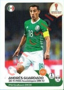 126 Andrés Guardado – FIFA Confederations Cup Russia 2017
