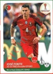 93 José Fonte – FIFA Confederations Cup Russia 2017
