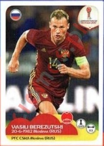 41 Vasili Berezutski – FIFA Confederations Cup Russia 2017