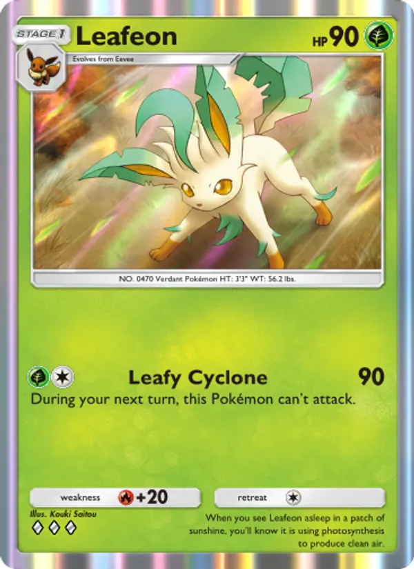020 Leafeon – Space-Time Smackdown