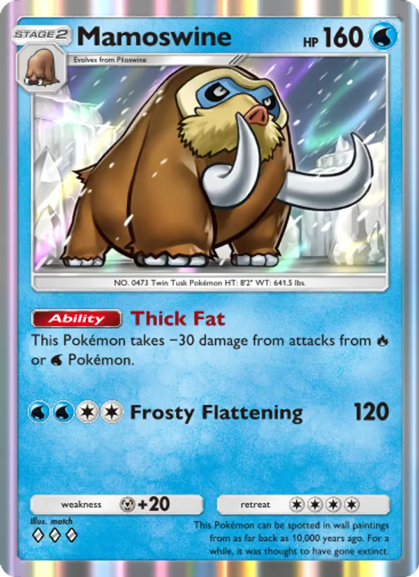 033 Mamoswine – Space-Time Smackdown