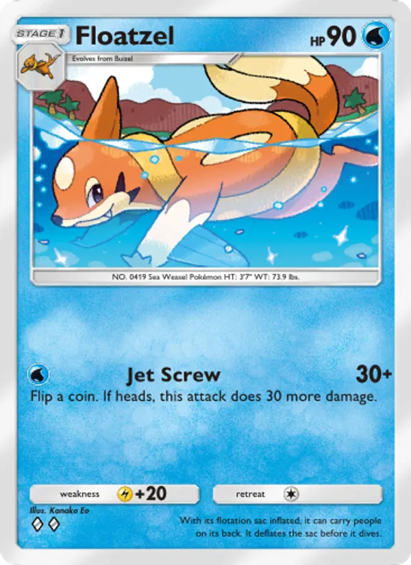 039 Floatzel – Space-Time Smackdown