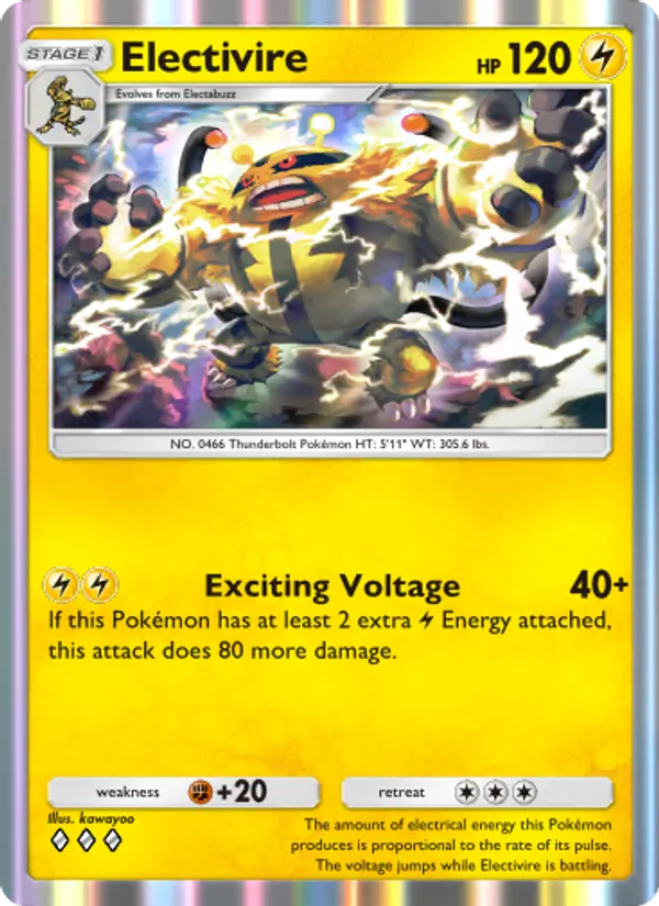 057 Electivire – Space-Time Smackdown