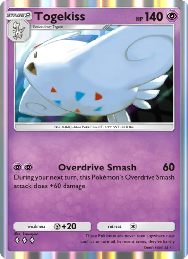 065 Togekiss – Space-Time Smackdown