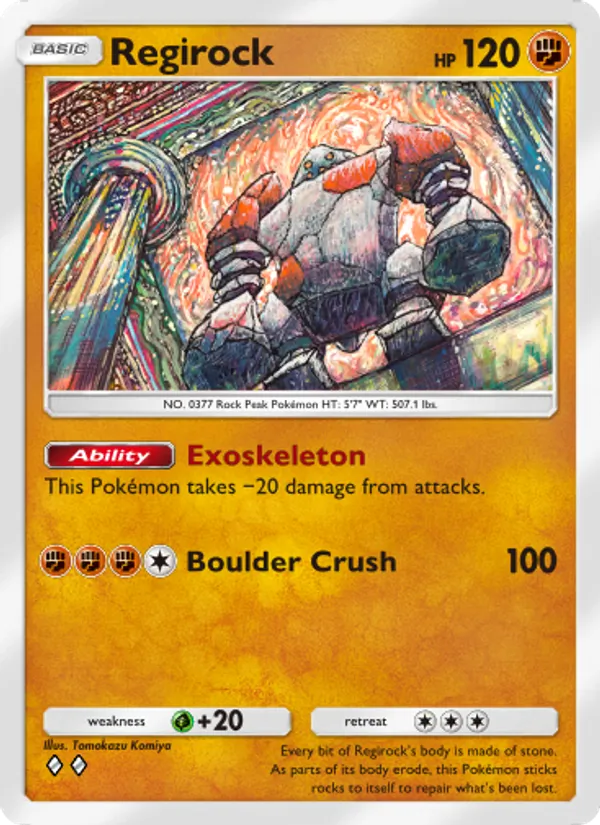087 Regirock – Space-Time Smackdown