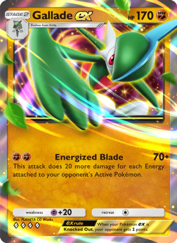 095 Gallade ex – Space-Time Smackdown