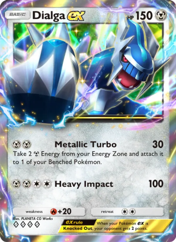 119 Dialga ex – Space-Time Smackdown