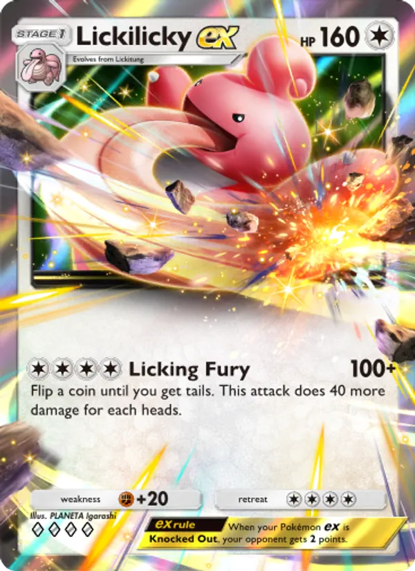 125 Lickilicky ex – Space-Time Smackdown