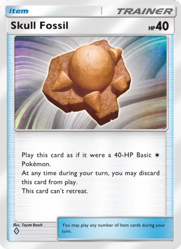 144 Skull Fossil – Space-Time Smackdown