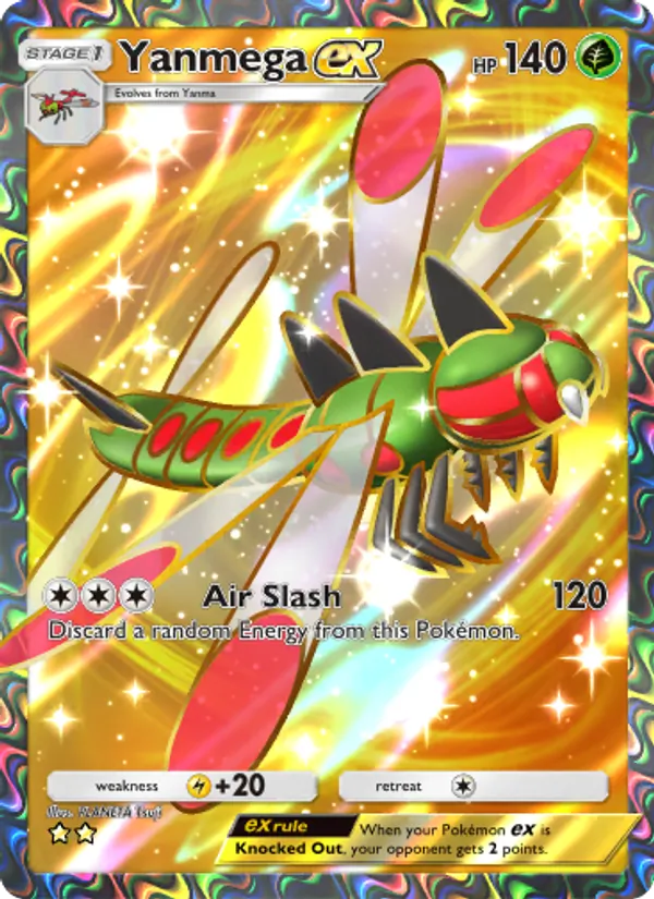 180 Yanmega ex – Space-Time Smackdown