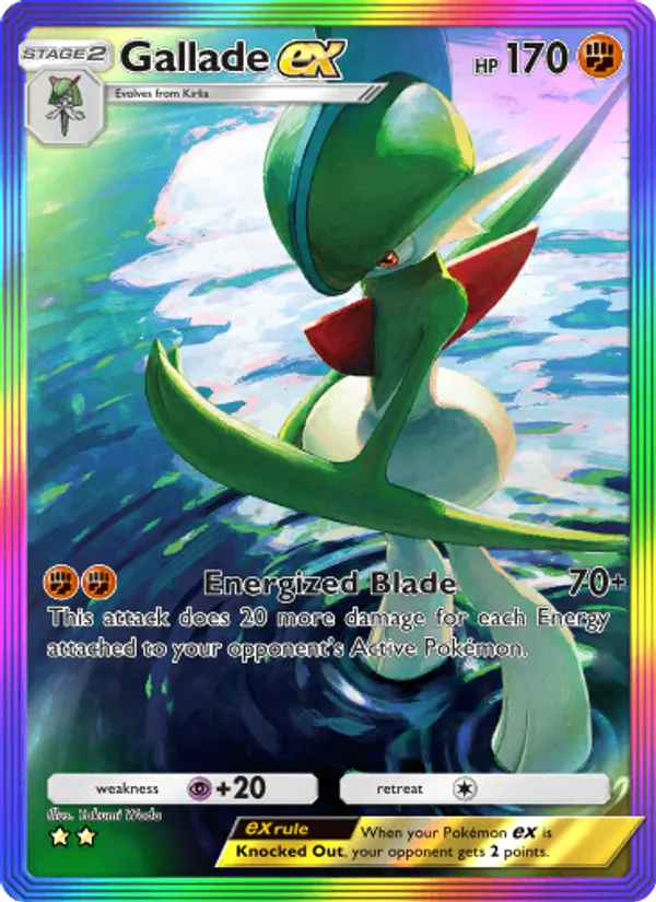 200 Gallade ex – Space-Time Smackdown