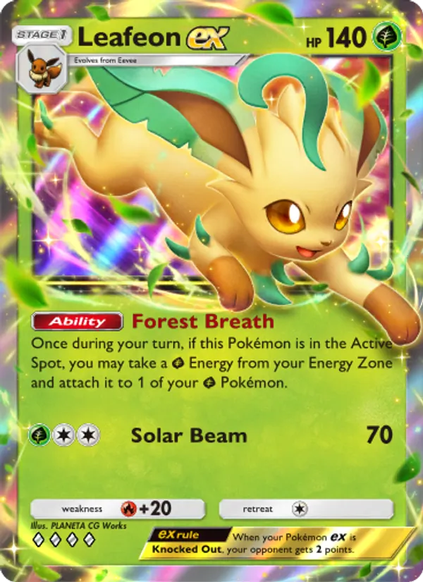 010 Leafeon ex – Triumphant Light