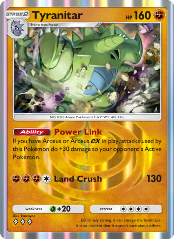 041 Tyranitar – Triumphant Light