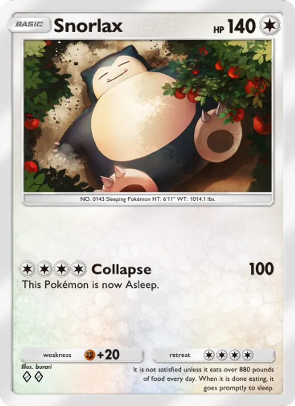 063 Snorlax – Triumphant Light
