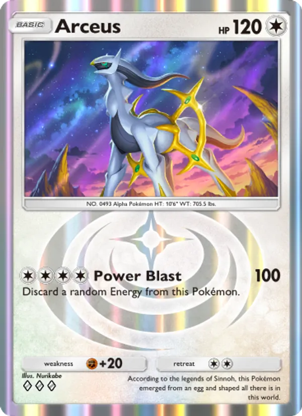 070 Arceus – Triumphant Light