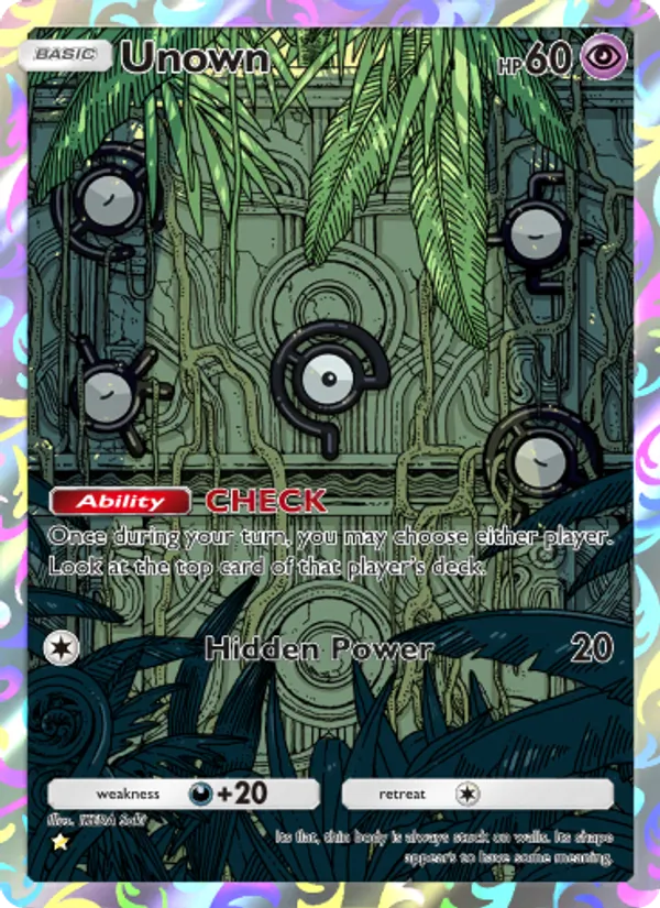 078 Unown – Triumphant Light