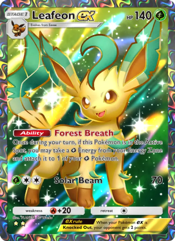 082 Leafeon ex – Triumphant Light