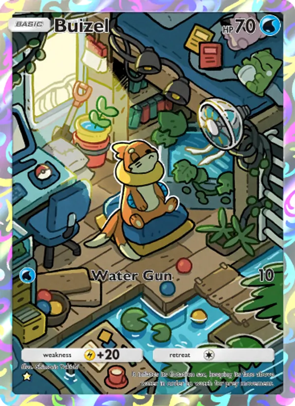 074 Buizel – Shining Revelry