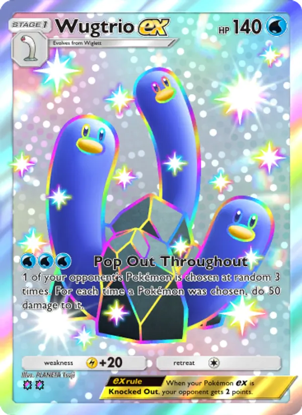 109 Wugtrio ex – Shining Revelry