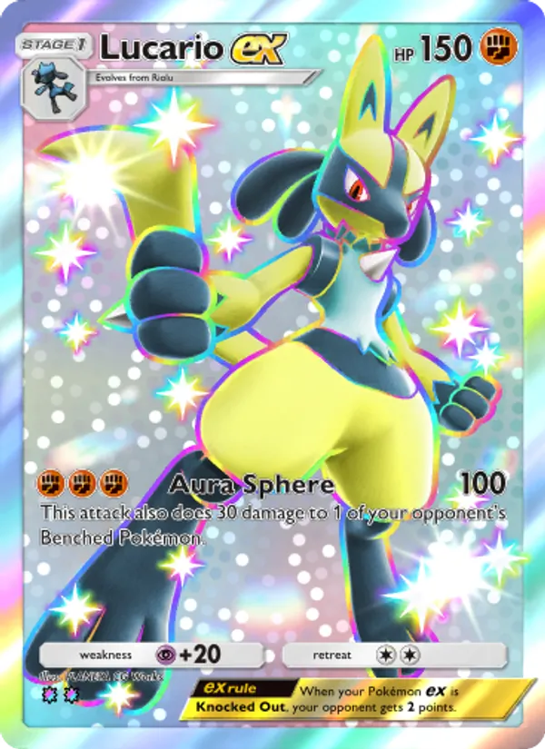 110 Lucario ex – Shining Revelry