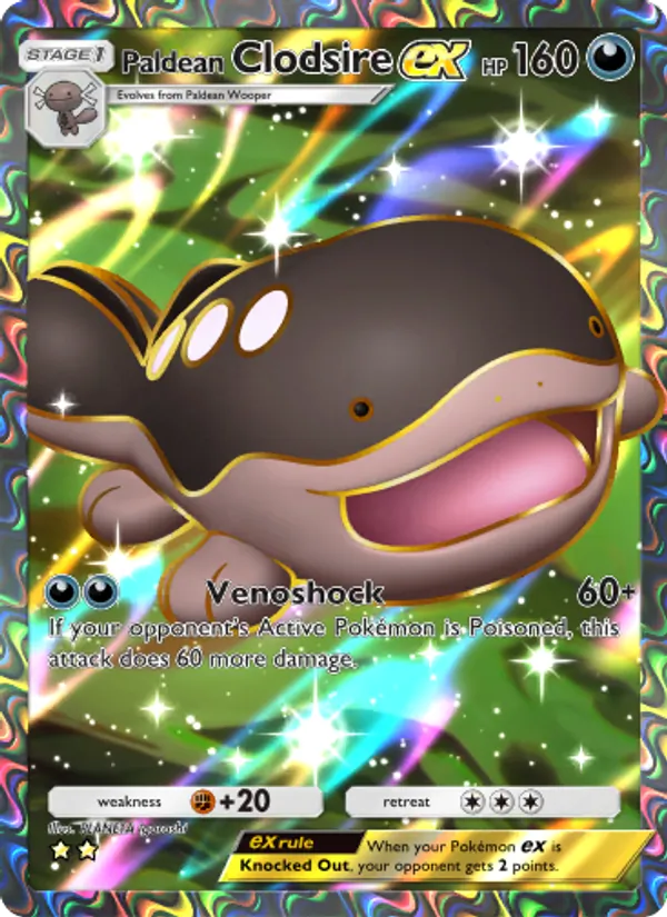 085 Paldean Clodsire ex – Shining Revelry