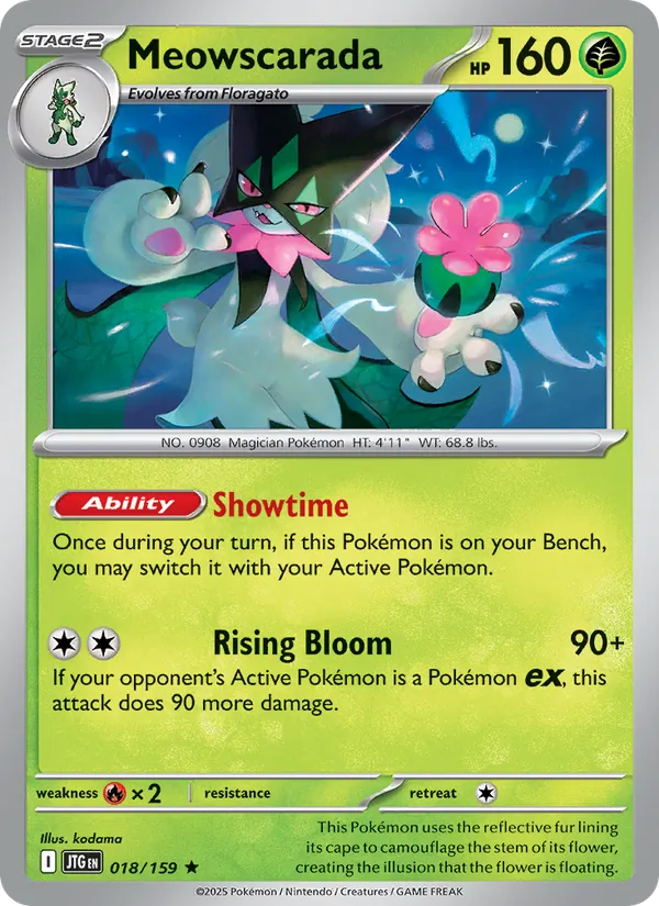 018-holo-cosmos Meowscarada (Cosmos Holo) – Journey Together