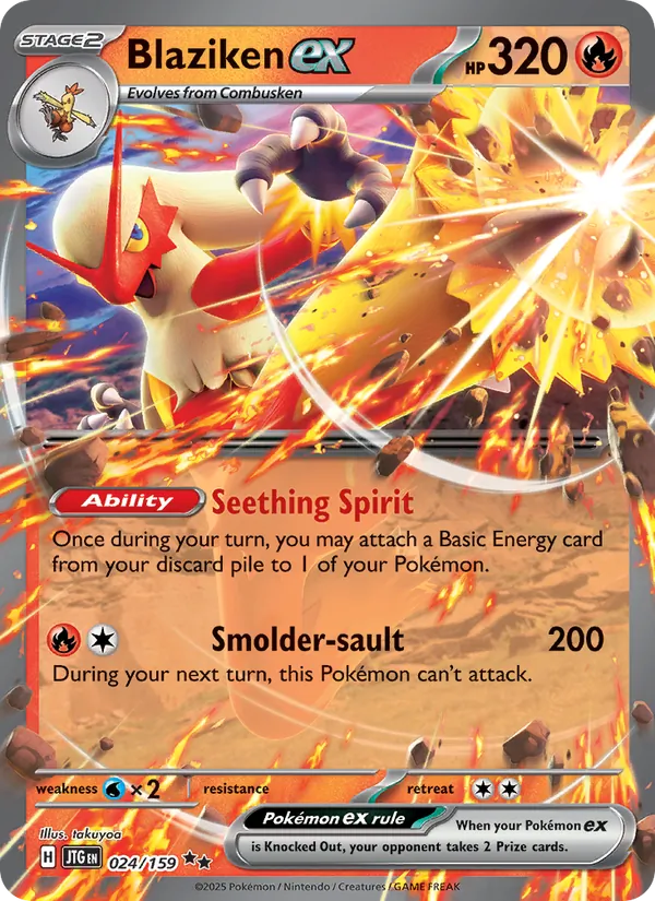 024-holo-setlogo Blaziken ex (Set logo stamp) – Journey Together