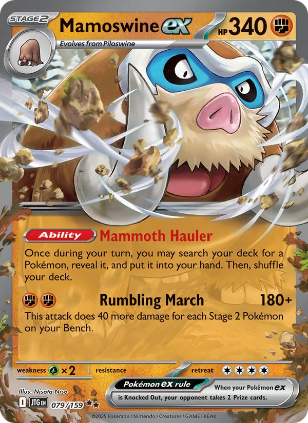 079-holo-playerrewardsprogram Mamoswine ex (Player Rewards stamp) – Journey Together