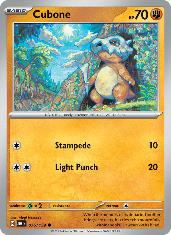 076-RH Cubone – Journey Together