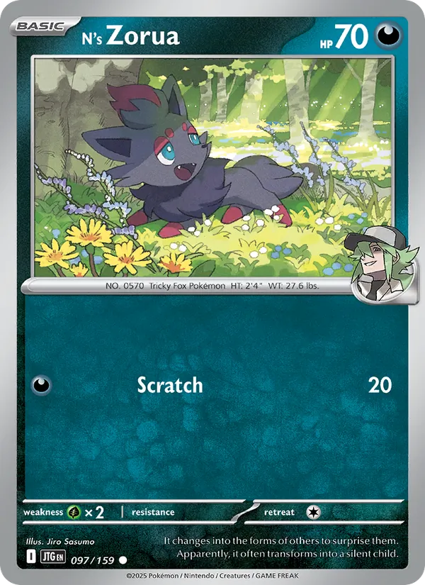 097-RH N's Zorua – Journey Together