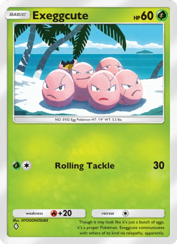 001 Exeggcute – Celestial Guardians