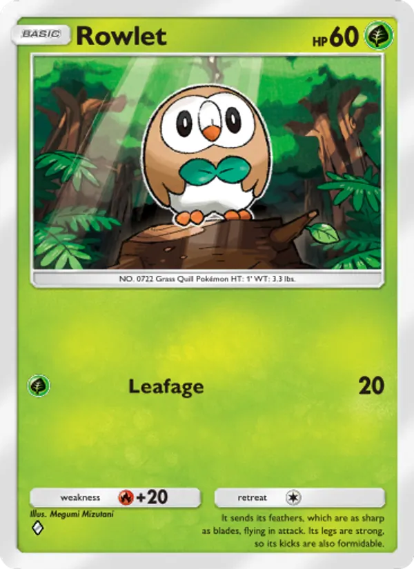 009 Rowlet – Celestial Guardians